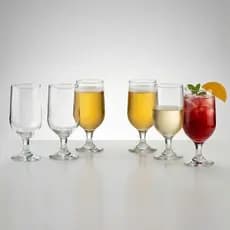 6 Taças de Vidro 300 ml cerveja chopp vinho gin