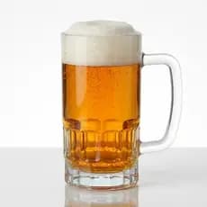 Kit 1/2/3/4 Caneca de vidro chopp 360 ml presente com alguns detalhes