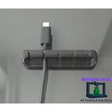 Organizador de Cabos de Mesa Inteligente  Premium | Cabos CleanDesk | Anti-Bagunça de Cabos