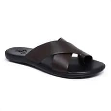 Chinela em couro legitimo Chinela Masculina Transada Confortavel