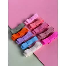 Kit 5 Laços Bebê Presilha Antideslizante | Não Escorrega | Confortável Infantil| mini laço bebê menina/ mini laço cabelo