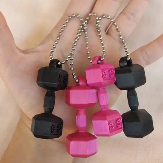 Chaveiros Fitness – Halteres e Kettlebells Cores Variadas e Atacado revenda academia grandes e chamativos