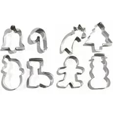 CORTADORES PARA DOCES DE NATAL INOX KIT11204