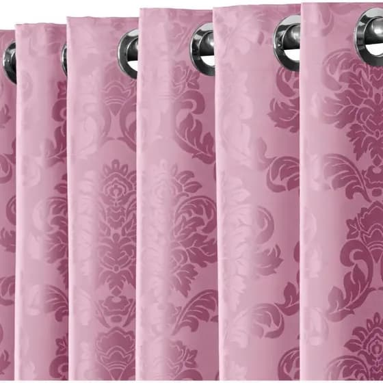 CORTINA PREMIUM JACQUARD FLORAL 2,0M DE LARGURA POR 1,30M DE ALTURA JANELAS AP