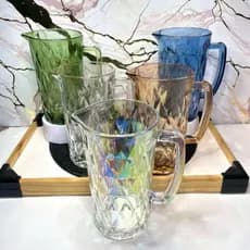 Jarra de Vidro 1,2L Diamante Diamond Âmbar Gamma Lanty