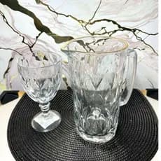 Jarra de Vidro Diamond 1.2 Litros