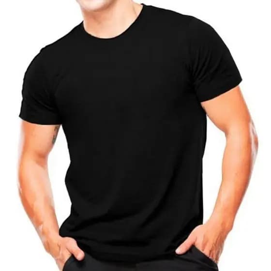 Camiseta Masculina Malha Fria PV Anti-Pilling Não Amassa Não Encolhe JR Confecções