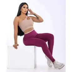 Conjunto de Academia  CALÇA LEGGING Fitness e Top Gota Bojo Removível