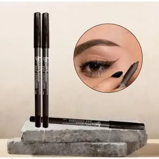 Lapis Delineador de OLHOS a prova d’agua MARROM OU BRANCO Apontavel