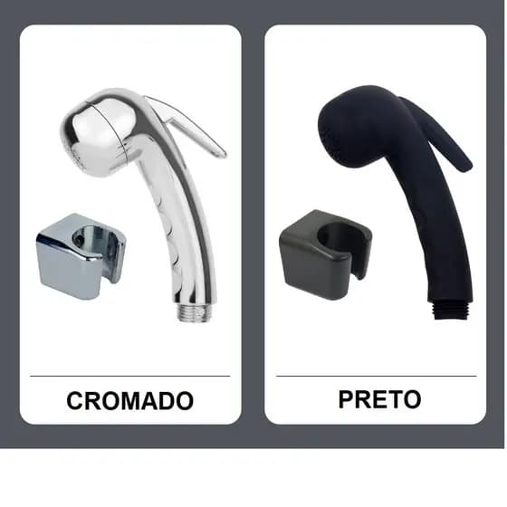 Gatilho Chuverinho para Ducha Higiênica Ducha Pet Barbearia Mod. Master ESCOLHA CROMADO OU PRETO