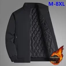 m-8xl Homens Inverno Jaquetas Grossas À Prova D'água Casaco De Lã Moda Masculino