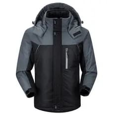 Jaquetas De Inverno Masculinas Outwear Casacos Masculinos Engrossar Retalhos Parkas Com Capuz