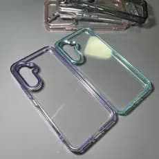 Capa De Acrílico Rígido Não Amarelada Para Samsung A57 A16 A06 A55 A54 A56 A52 S25 S24 S23 FE Plus Ultra A34 A35 A14 A15
