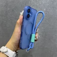 Textura Fosca Magnética De Carregamento Sem Fio Arcylic Soft Case Para IPhone 17 16 15 14 13 12 Pro Max Plus Traz Uma Co