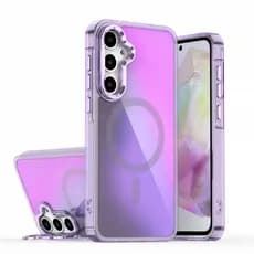 Color Changing Lens Holder Magnetic Phone Case For Samsung A56 A55 A54 A53 A52 A36 A35 A34 A26 A25 A24  A16 A15 A14 A13