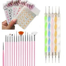 Kit 15 Pincéis + 10 Boleadores + 1 francesa reversa