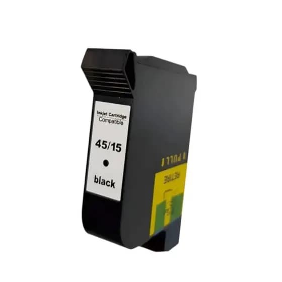 Cartucho De Tinta novo Compatível Com Hp15 C6615nl Color Copier/Deskjet/Officejet Preto 42ml.