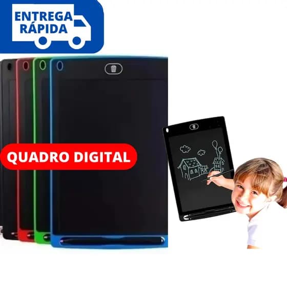 Lousa Digital Mágica Tablet Infantil Para Desenhar Anotar 8,5 Polegadas