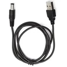 KIT 10*Cabo Usb  para dc 5.5mm / 2.1mm 5.5*2.1mm 5 volts P4 Usb Cabo Alimentacao