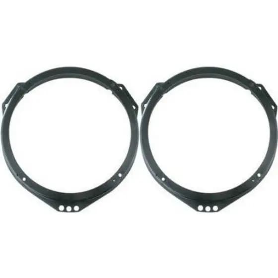 Par De Moldura Suporte Aro Adaptador Dianteiro Automotivo falante de 6" Carro Gol / Saveiro / Corsa / Astra / Vectra