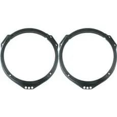 Par De Moldura Suporte Aro Adaptador Dianteiro Automotivo falante de 6" Carro Gol / Saveiro / Corsa / Astra / Vectra