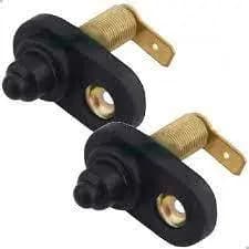 Par Interruptor Porta Regulável Com Guarda Pó Universal Automotivo E Terminal femea.