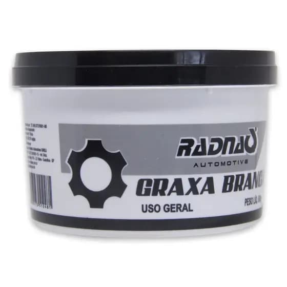 Graxa Radnaq Branca 500g Automotiva MP2 Anti Corrosiva Pote