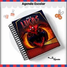 Agendas escolares datadas Agendas personalizadas Agendas permanentes Agenda Luxo - Agenda A5 Robusta