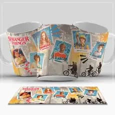 Caneca Stranger Things Porcelana Personalizada Presente Fã Geek Netflix Alta Qualidade