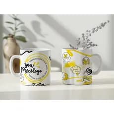 Caneca Personalizada Profissões com Nome | Presente Criativo - 325ml - Canecas de porcelana