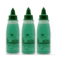 kit 03 Tônico de Fortalecimento de Rícino  100ml- A Liga Cosméticos