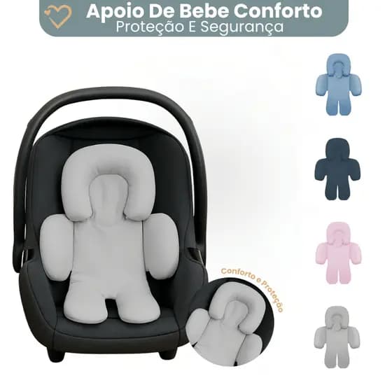 Colchonete Apoio Redutor Almofada Para Bebe Conforto Premium Liso