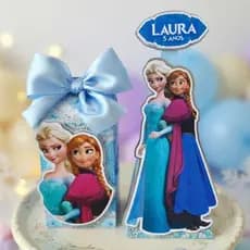 Kit Caixas Personalizadas Frozen | Caixas Milk  | Caixa Pirâmide | Lembrancinha Frozen
