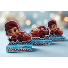 Porta Bis Carros Mc Queen | Porta Bis Personalizado | Festa Carros Mc Queen | Tema Carros