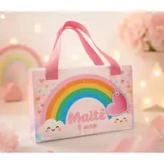 Sacola Personalizada Arco Iris | Lembrancinha Arco Iris | Festa Arco Iris