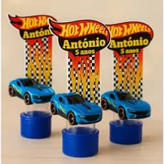 Tubete HotWheels | Lembrancinha HotWheels | Festa HotWheels