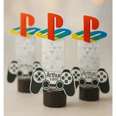 Tubete Video Game | Tubete Playstation | Lembrancinha Video Game | Playstation