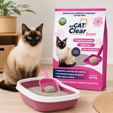 Areia Granulado Higiênico P/ Gatos Perfumada 4kg
