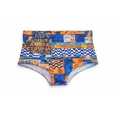 Sunga de Praia Masculina turística do Rio de Janeiro - Estampa e Lycra de alta qualidade