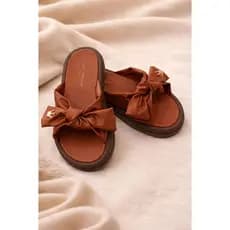 Chinelo Rasteirinha Feminina Laço Delicado Conforto Casual Dia a Dia