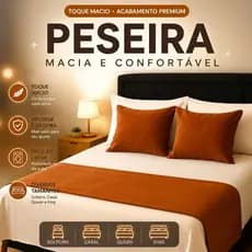 Kit Manta Suede 2 Capas Almofadas 45x45 Premium