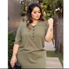 Vestido feminino chamise viscolinho camisão feminino luxo coleção verão