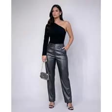 Body Drapeado Feminino Nula Manca Manga longa  Bori Estiloso   ajustado Casual  Festa Lançamento Inverno