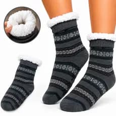Kit 1, 2 ou 3 Pares Meia De Lã Adulto Carneirinho Para Frio Carneiro Térmica Bem Quentinha Conforto