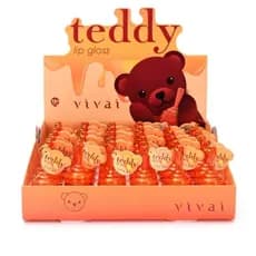 Kit Gloss labial Vivai Teddy Pote de Mel Lip Gloss Honey Bear