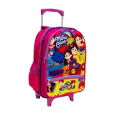 Mochila Escolar Infantil Grande Com Rodinha Maria Clara E JP