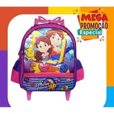 Mochila Escolar Infantil Creche Pequena Com Rodinha Maria Clara