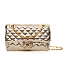 Bolsa Feminina Matelassê Corrente Transversal Ombro Estilo Luxo