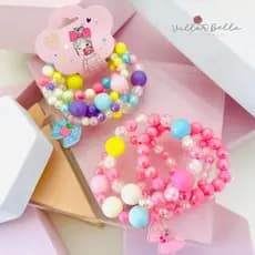 Pulseiras Infantil Coloridas / Colors / Personagens / Minie / LOL Pulseira Infantil
