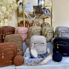 Bolsa Feminina Raphaella Bag Feminina + Porta Moeda Alça Estampada Colorida Transversal Ombro Moda